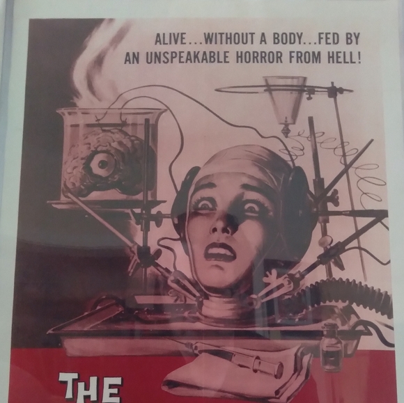 "The Brain That Wouldn't Die" Horror Science Fiction Movie Poster - Picture 2 of 7